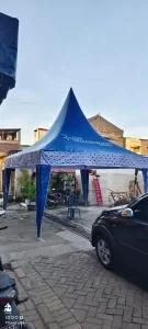 tenda kerucut custom bank maluku malut